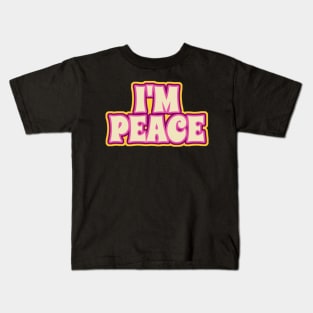 I come in peace - im peace Kids T-Shirt